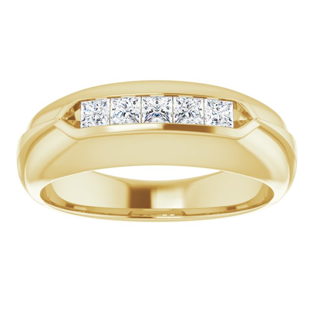 14K White 1/6 CTW Natural Diamond Ring