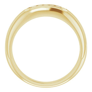 Exquisite 14K White Gold Natural Diamond Ring with 1/6 Carat Weight