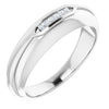 14K White 1/6 CTW Natural Diamond Ring