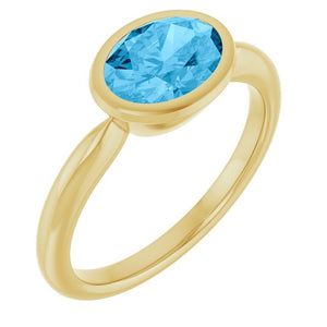 14K Gold Lab-Grown Pink Sapphire Ring - Options Available