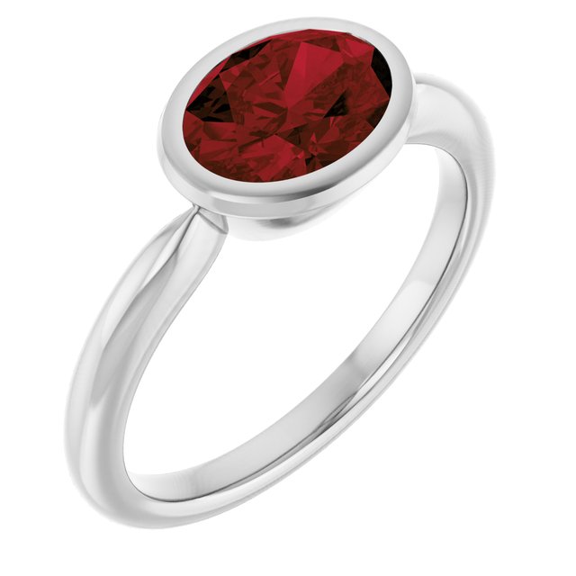Natural Mozambique Garnet Ring with Peridot & Topaz in 14K Gold, Sterling Silver & Platinum