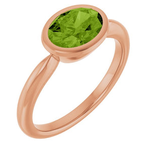 14K Gold Lab-Grown Pink Sapphire Ring - Options Available