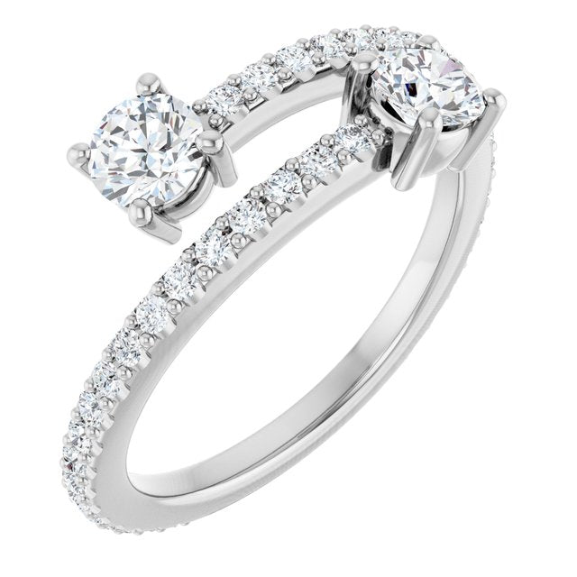 14K Gold Natural Diamond Ring - Options Available