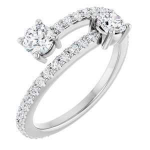 14K Gold Natural Diamond Ring - Options Available