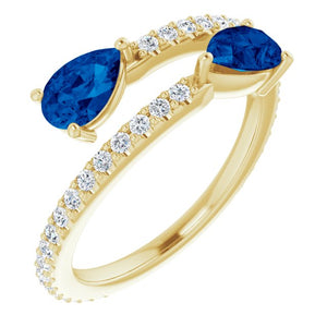 14K Gold Natural Diamond Ring - Options Available