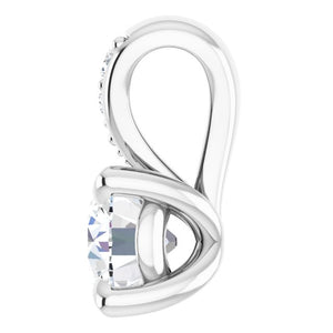 14K Gold Natural Diamond Pendant - Options Available