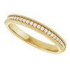 14K White 1/10 CTW Natural Diamond Anniversary Band