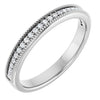 14K White 1/10 CTW Natural Diamond Anniversary Band