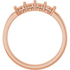 14K Rose Gold Lab-Grown Diamond Family Ring with .08 CTW Single Stone