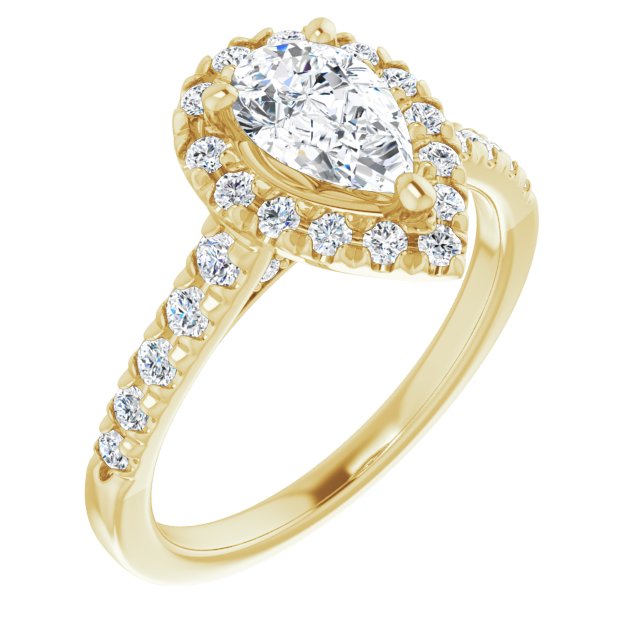 14K Gold Lab-Grown Diamond Semi-Set Engagement Ring - Options Available