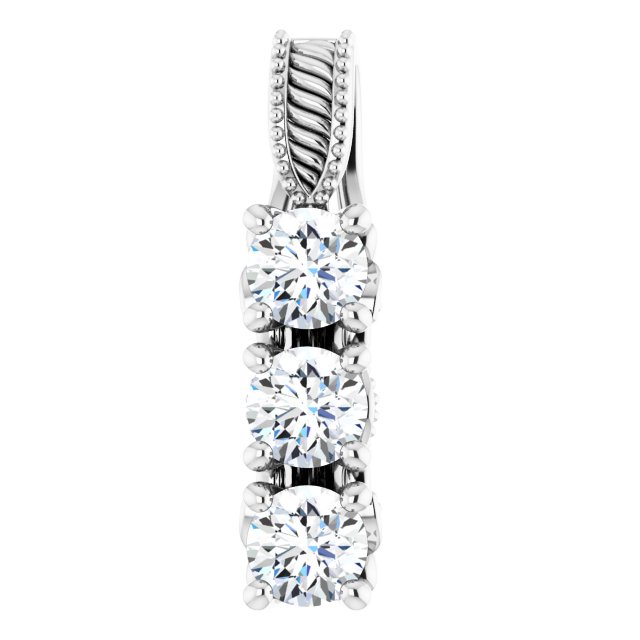 14K Gold Natural Diamond Pendant - Options Available