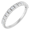 Elegant 14K White Gold Diamond Anniversary Ring with 1/6 CTW Natural Diamonds