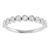 14K White 1/6 CTW Natural Diamond Anniversary Band