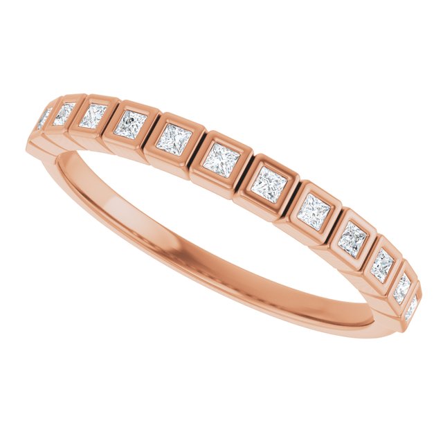 14K White 1/6 CTW Natural Diamond Anniversary Band