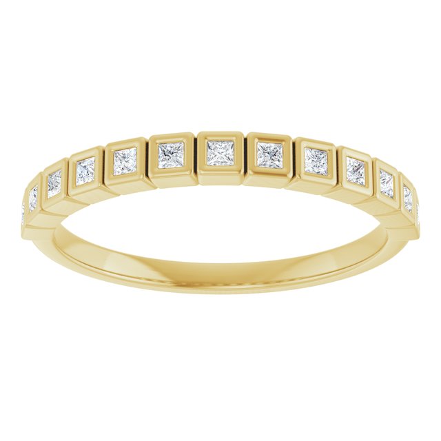 14K White 1/6 CTW Natural Diamond Anniversary Band