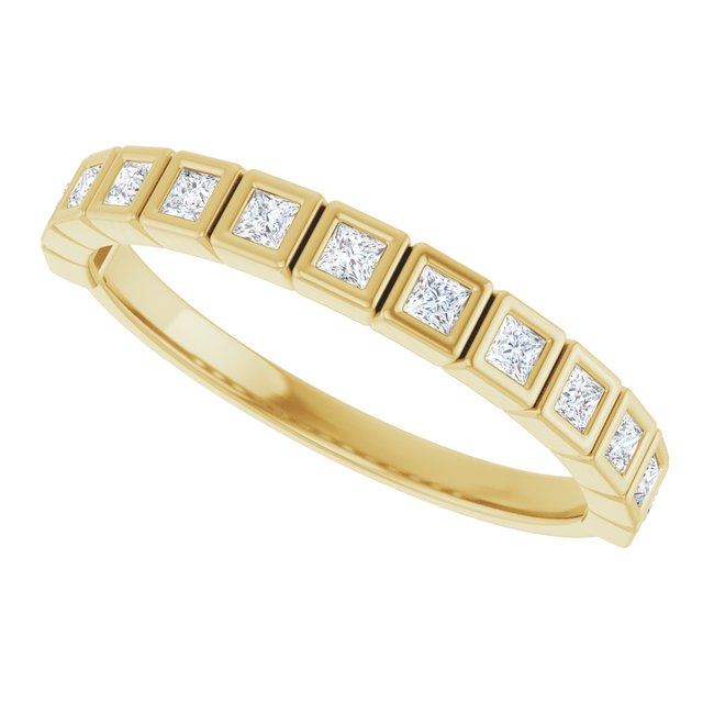 14K White 1/6 CTW Natural Diamond Anniversary Band