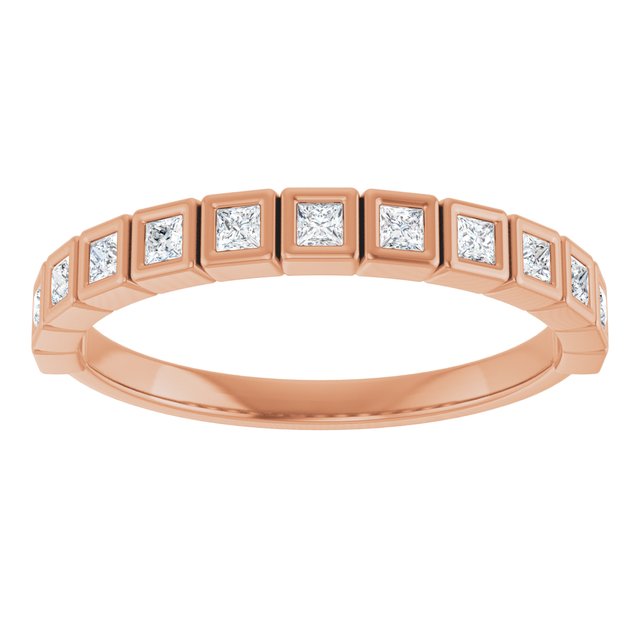 14K White 1/6 CTW Natural Diamond Anniversary Band