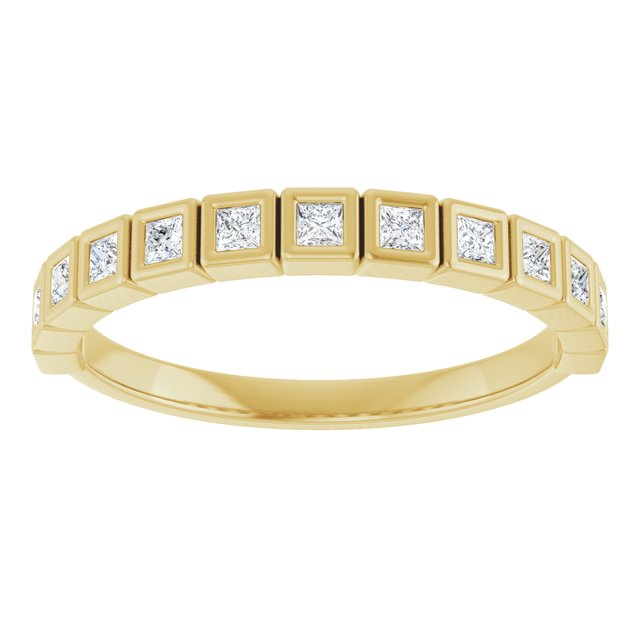 14K White 1/6 CTW Natural Diamond Anniversary Band