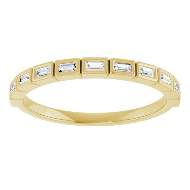 14K White 1/6 CTW Natural Diamond Anniversary Band