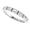 14K White 1/6 CTW Natural Diamond Anniversary Band