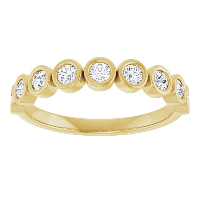 14K White 1/6 CTW Natural Diamond Anniversary Band