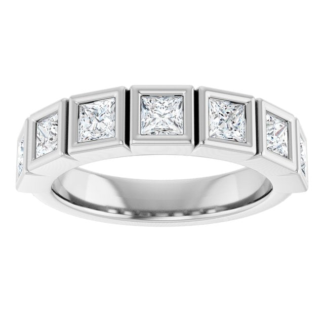 14K White 1/6 CTW Natural Diamond Anniversary Band