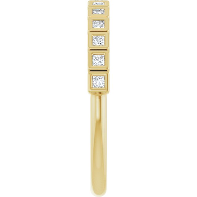 14K White 1/6 CTW Natural Diamond Anniversary Band