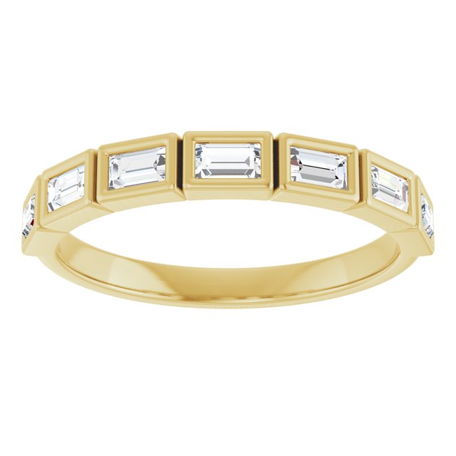 14K White 1/6 CTW Natural Diamond Anniversary Band