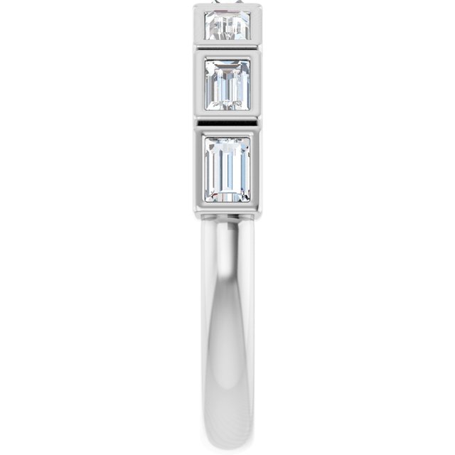 14K White 1/6 CTW Natural Diamond Anniversary Band