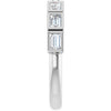 Elegant 14K White Gold Diamond Anniversary Ring with 1/6 CTW Natural Diamonds