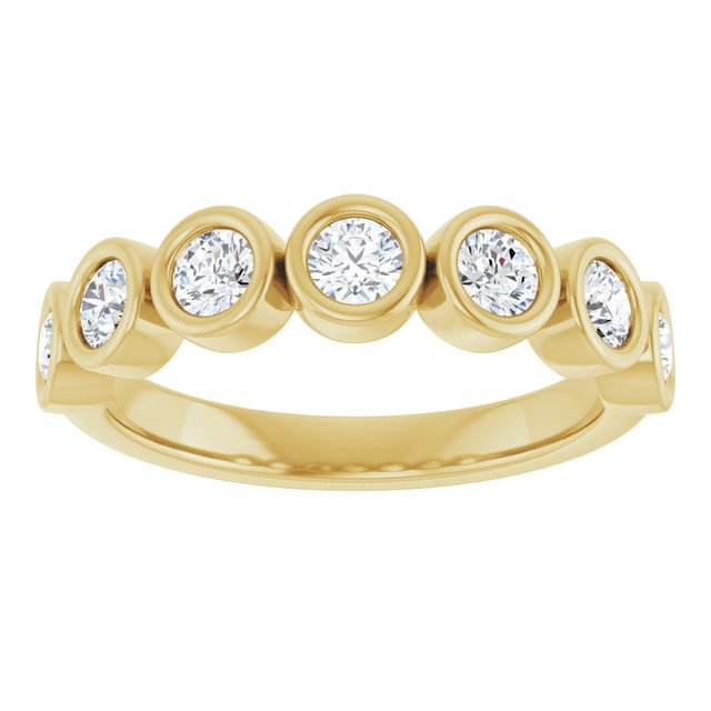 14K White 1/6 CTW Natural Diamond Anniversary Band