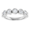 14K White 1/6 CTW Natural Diamond Anniversary Band