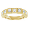 14K White 1/6 CTW Natural Diamond Anniversary Band