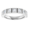 Elegant 14K White Gold Diamond Anniversary Ring with 1/6 CTW Natural Diamonds