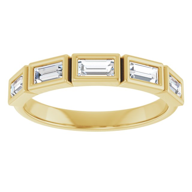 14K White 1/6 CTW Natural Diamond Anniversary Band