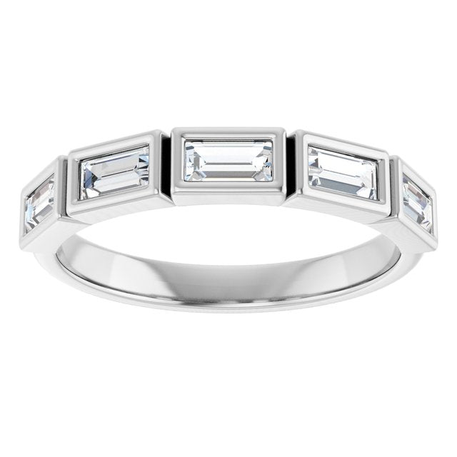 14K White 1/6 CTW Natural Diamond Anniversary Band