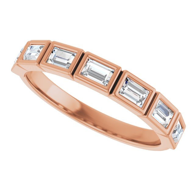 14K White 1/6 CTW Natural Diamond Anniversary Band