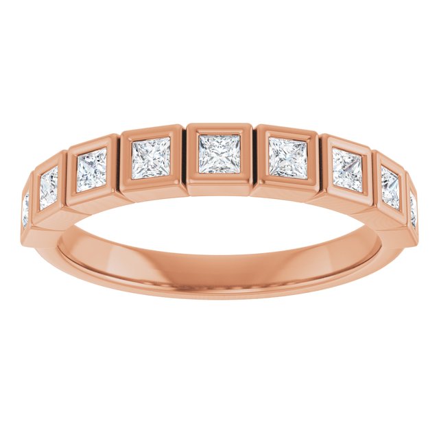 14K White 1/6 CTW Natural Diamond Anniversary Band