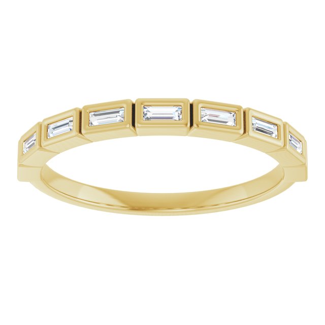 14K White 1/6 CTW Natural Diamond Anniversary Band