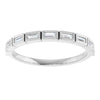 14K White 1/6 CTW Natural Diamond Anniversary Band