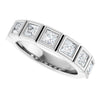 14K White 1/6 CTW Natural Diamond Anniversary Band