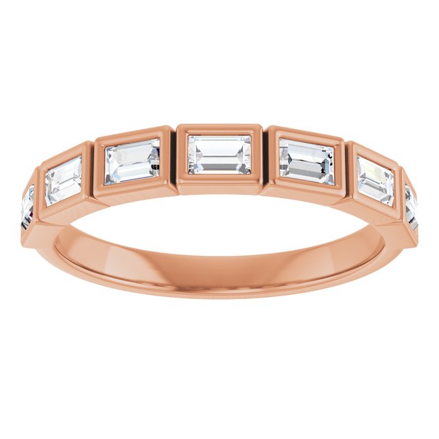 14K White 1/6 CTW Natural Diamond Anniversary Band