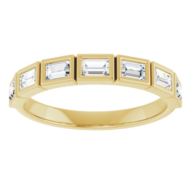 14K White 1/6 CTW Natural Diamond Anniversary Band