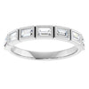 14K White 1/6 CTW Natural Diamond Anniversary Band