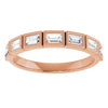 14K White 1/6 CTW Natural Diamond Anniversary Band