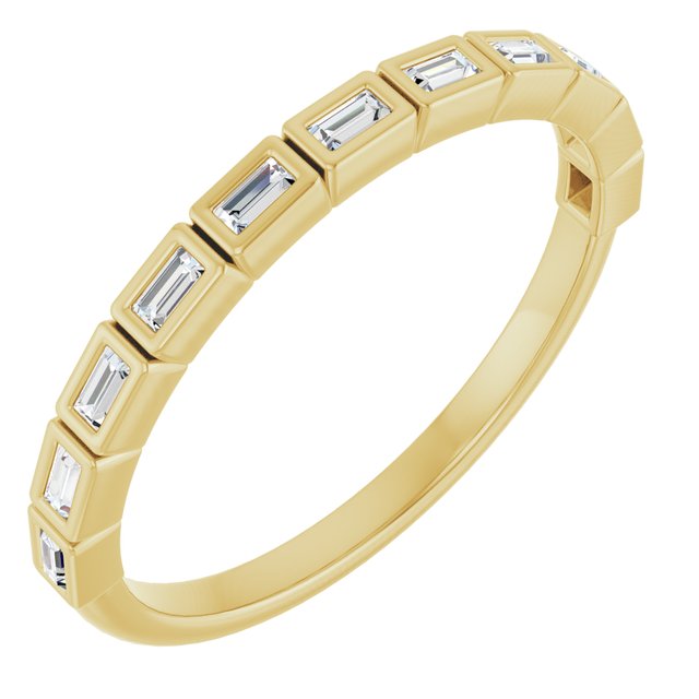 14K White 1/6 CTW Natural Diamond Anniversary Band