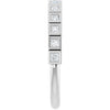 Elegant 14K White Gold Diamond Anniversary Ring with 1/6 CTW Natural Diamonds