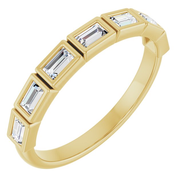 14K White 1/6 CTW Natural Diamond Anniversary Band