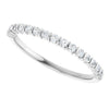 14K Rose 5/8 CTW Natural Diamond Anniversary Band