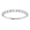 14K Rose 5/8 CTW Natural Diamond Anniversary Band